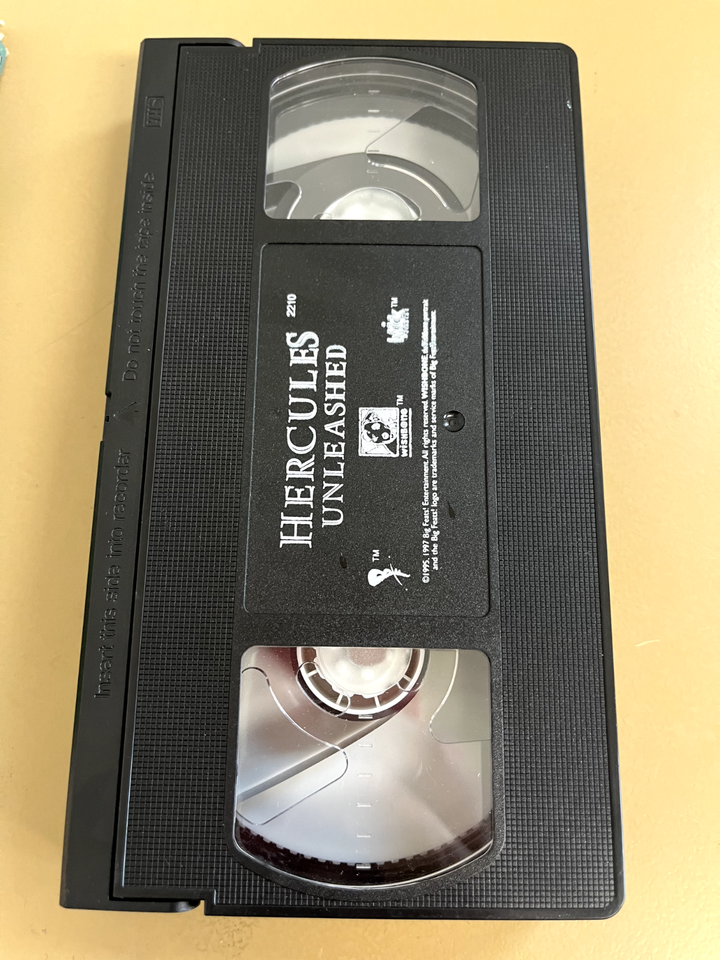 Wishbone Hercules Unleashed VHS 1995 Tape 90s Children Show RARE ...