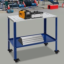 36*18in Welding Table 1200lb Load Capacity  91.5*46*88cm Steel Welding Workbench