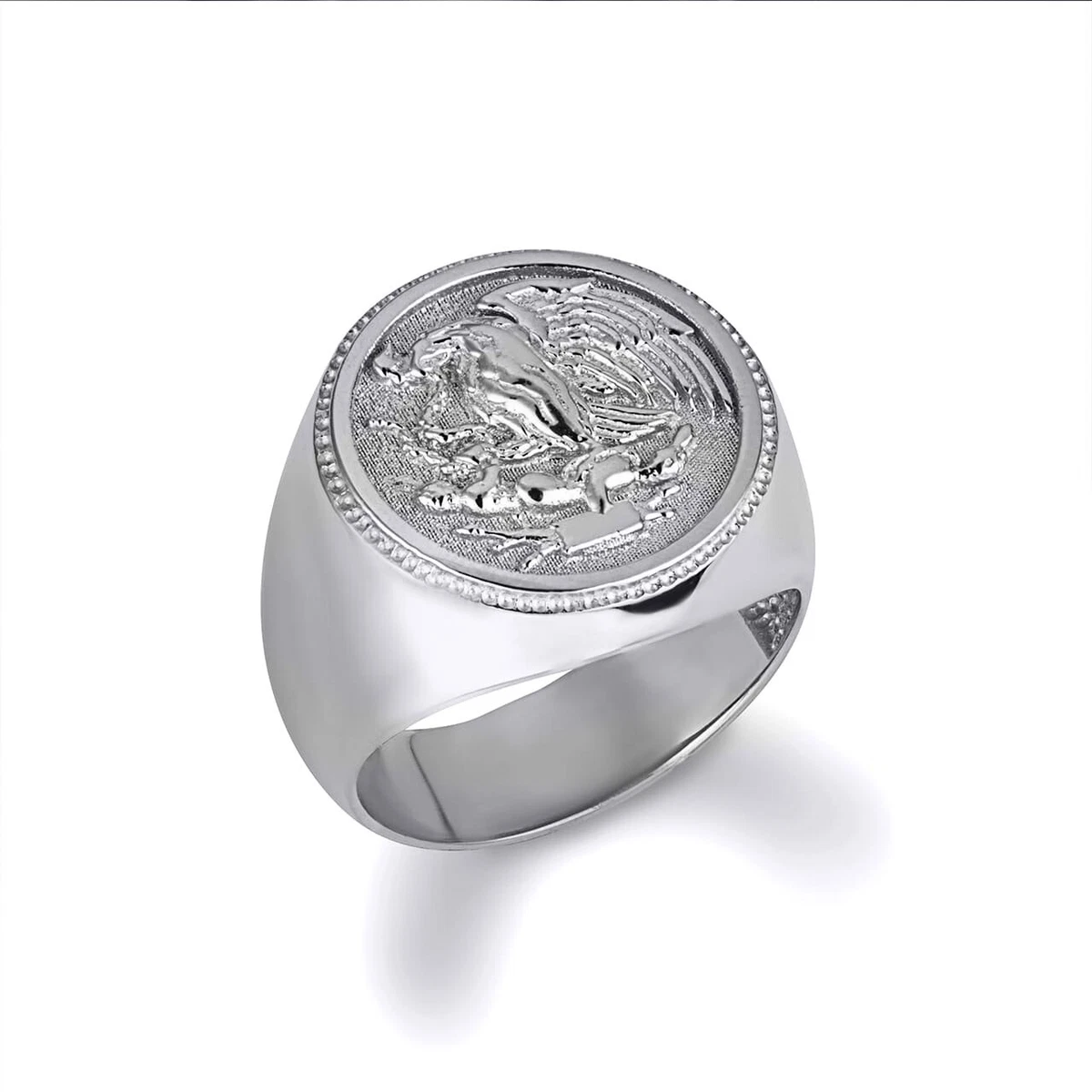 mens sterling silver eagle ring products for sale | eBay