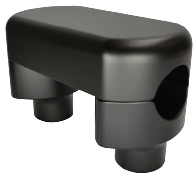 LA Choppers - LA-7446-01M - Hefty Handlebar Riser/Top Clamp Kit, 1-1/2in. Tall -