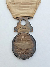 Médaillon Croix Rouge 'Secours Aux Blessés Militaires' Période 1864-1866 Empire Napoléonien - Occasion