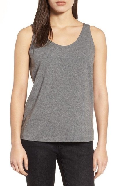 eileen fisher stretch cotton tank