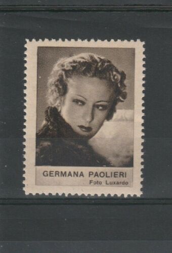 1938  GERMANA PAOLIERI  RARO ERINNOFILO CINEMA  ANNO XVII MF19631 - Afbeelding 1 van 1