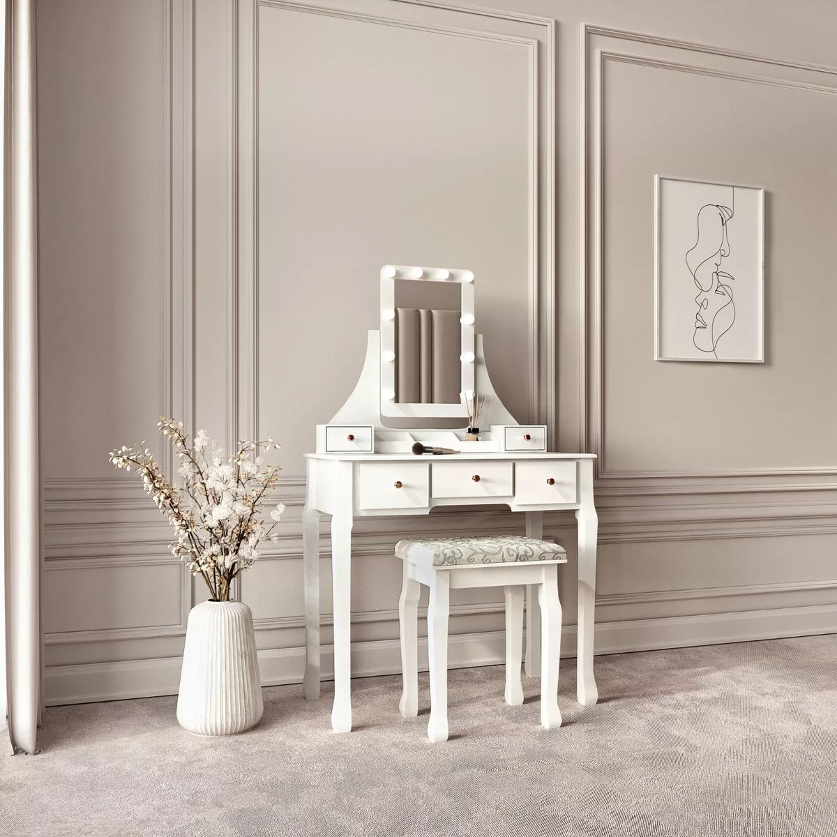 Makeup vanity desk near me deals