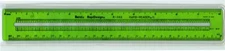 Berol Rapidesign Template - Rapid-Reader II Ruler - R-562