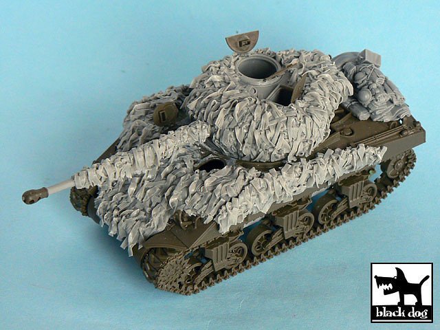 Black Dog 1/48 British Firefly Tank Hessian Tape Camo Net