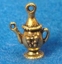 20Pcs. Tibetan Antique Gold TEAPOT Very Nice 3D Charms Pendants PR319
