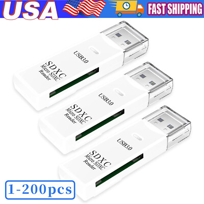 USB3.0 SD Card Reader for PC Micro SD Card to USB Adapter for Camera MemoryC lot