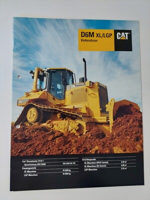 Caterpillar CAT D6M XL/LGP Kettendozer Prospekt 1999