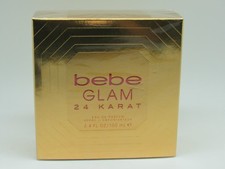 Bebe Glam 24 Karat By Bebe 3.4 Oz /100 ml EDP Spray New In Box Sealed For Women