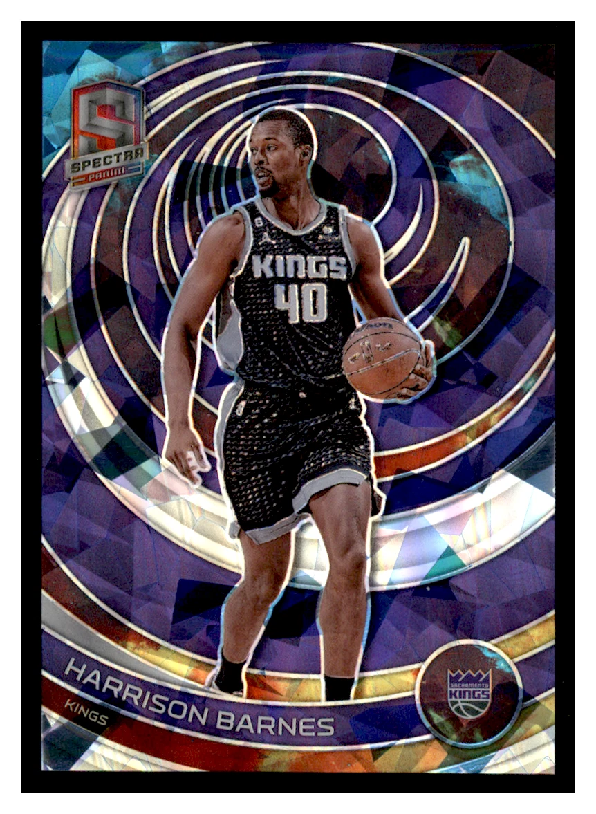 2022-23 Panini Spectra #45 Harrison Barnes Astral 17/49 Sacramento Kings