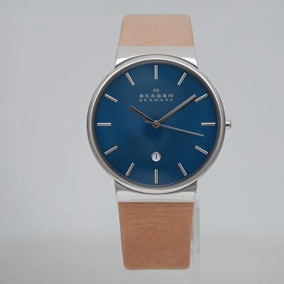 Skagen Ancher Blue Dial Mens Quartz Watch SKW6103