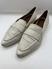 Franco Sarto Eastwood Leather Beige Loafers Womans Size 7