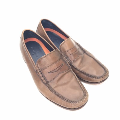 Cole Haan Mens 10.5 Hudson Penny Loafer Slip-On Shoes Brown 