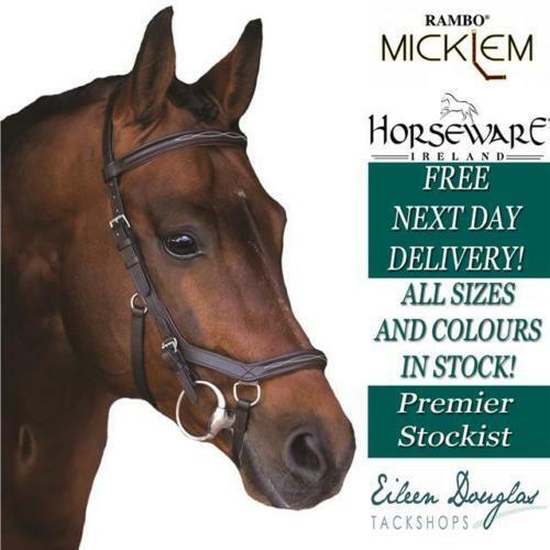 Horseware RAMBO DELUXE MICKLEM Riding Competition Horse Max Clearance SALE! Limited time! 54% OFF Bridle