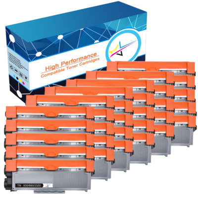 2 Cartucce Toner TN660 Compatibili Brother – Nero, Alta Resa (2600 Pagine)