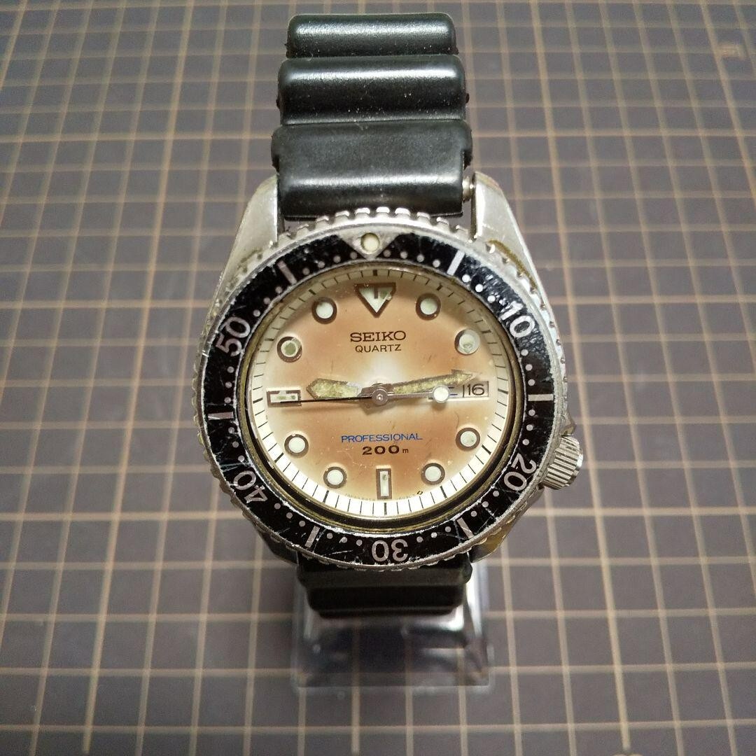 SEIKO PROFESSIONAL 6458-602B SD1022 Men's Wristwatch Junk