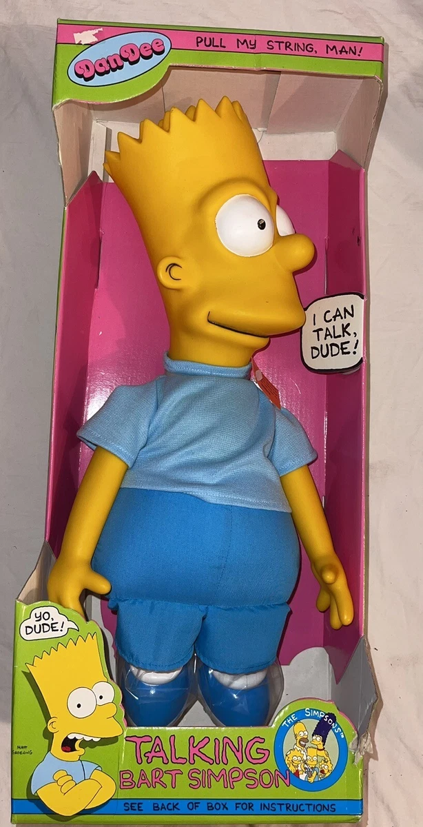 Talking bart simpson doll new arrivals