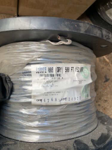 Belden 5200FE 16/2C Shielded Media Control/Speaker/Audio Cable Riser Gray /500ft