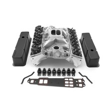 Chevy Sbc 350 Angle Cylinder Head Top End Engine Combo Kit Solidmechanical Fla