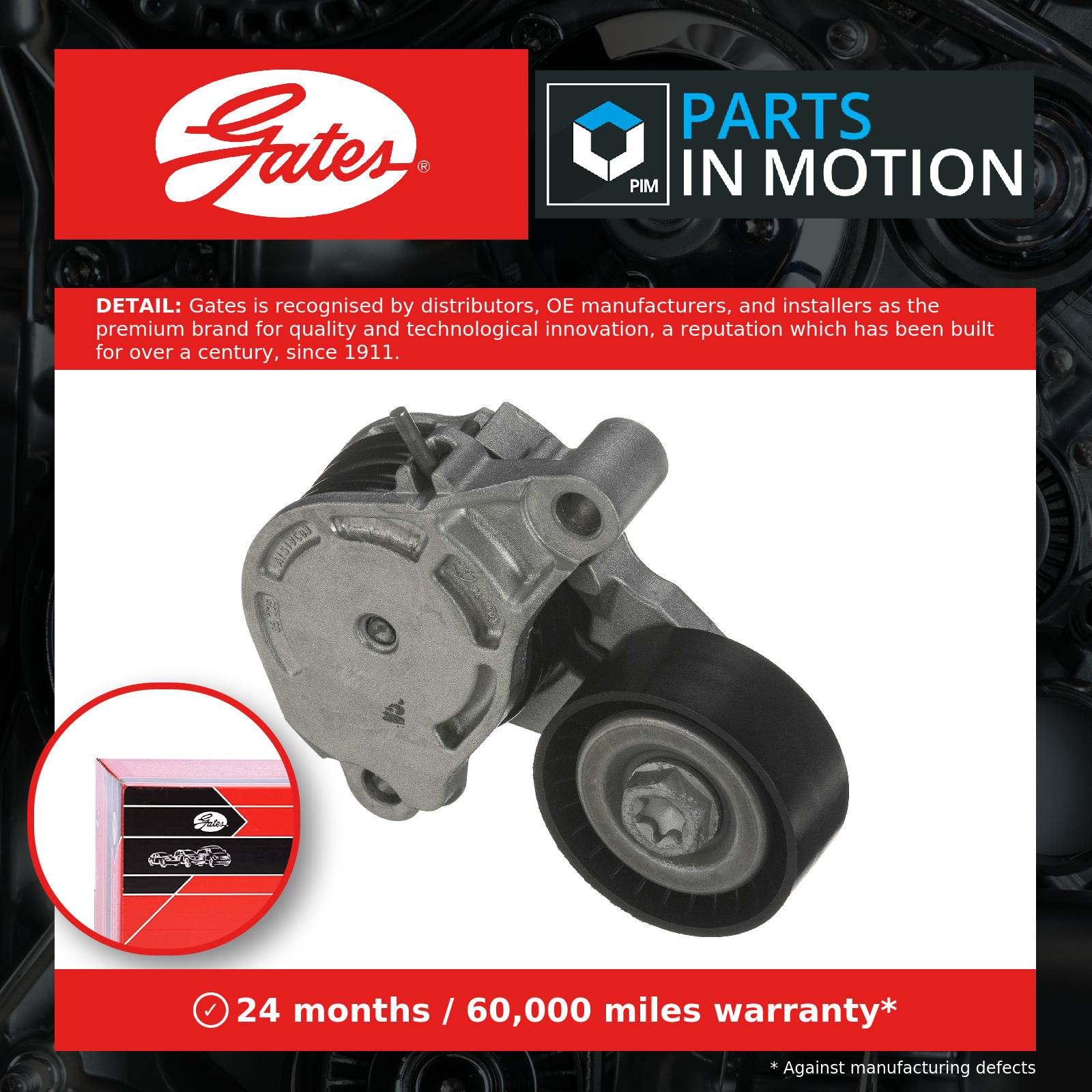 GATES DRIVEALIGN TENSIONER - T39400 - Image 11