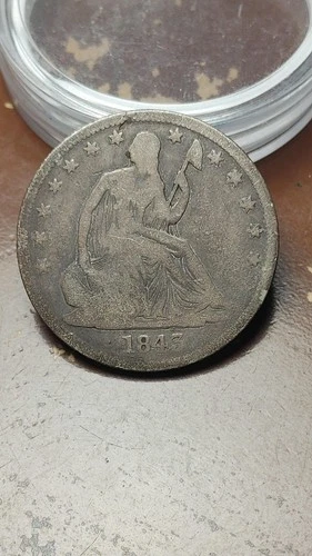 1843 O Seated Liberty Silver Half Dollar 50C VG                             W814