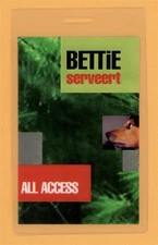 Bettie Serveert 1997 Dust Bunnies Tour All Access Laminated Backstage Pass