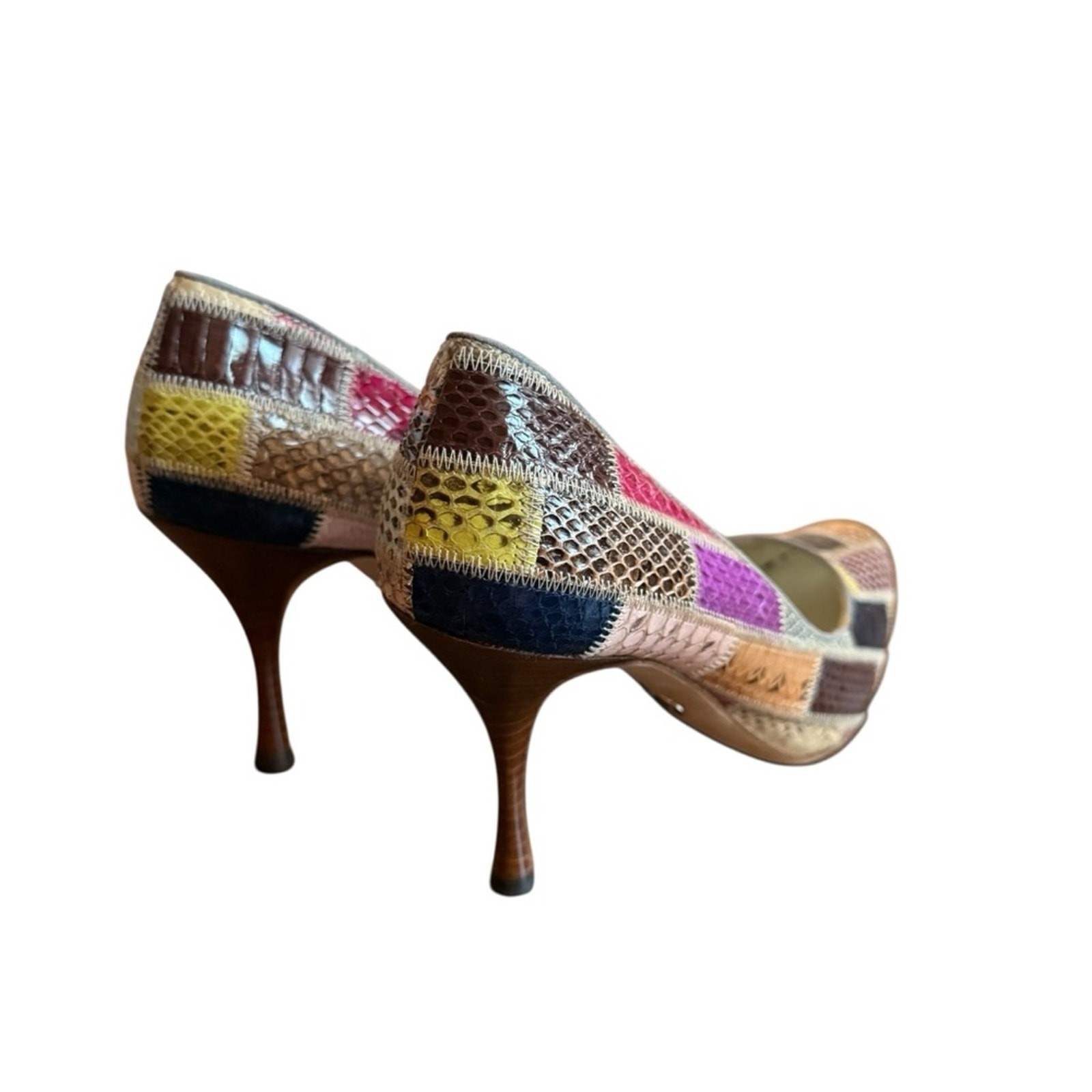 Dolce & Gabbana Python Snake Patchwork Pumps Stil… - image 7