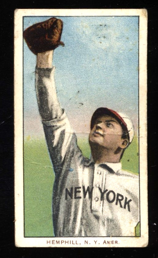 1909-11 T206 Charlie Hemphill Piedmont 150 Back RC FAIR