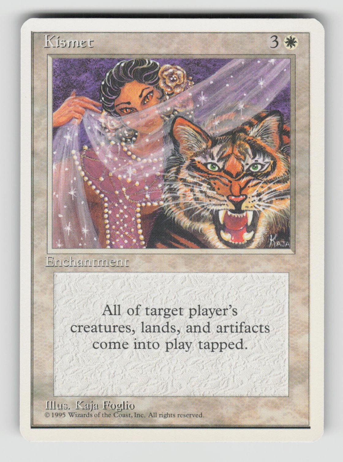 Kismet Uncommon Fourth Edition Magic: The Gathering Near Mint
