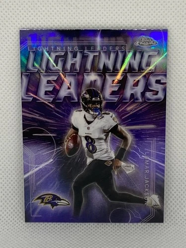 2025 Topps Chrome Lamar Jackson Base (RAW)