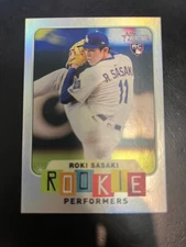 Roki Sasaki Rookie Performers Holo Foil 2025 -Topps Heritage High Number (1:120)