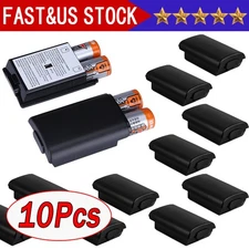 AA Battery Back Cover Case Shell Pack For Xbox 360 Wireless Controller Black Lot