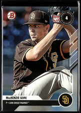 MacKenzie Gore - 2021 Bowman NEXT Card BA-65 - Print Run: 750 San Diego Padres