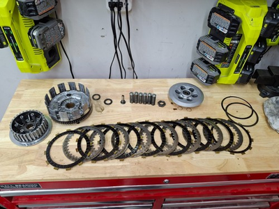 #ad 2006 2022 Yamaha Raptor 700 YFM700 Clutch Basket Hub Pressure Plate Hardware $75.00