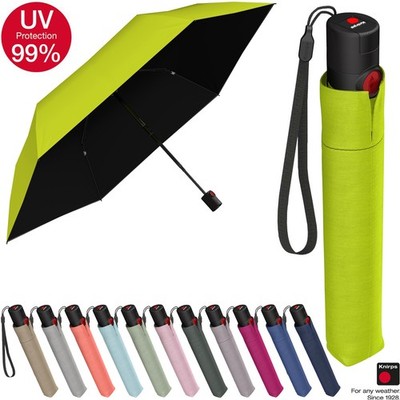 Knirps Regenschirm Damen Mini-Taschenschirm Ultra-light Duomatic UV-Hitze-Schutz