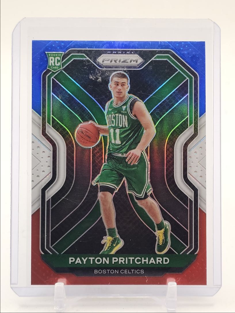 PAYTON PRITCHARD 2020-21 PANINI PRIZM ROOKIE RED WHITE BLUE #257 RC Q2171