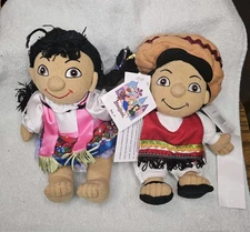  Disney  It's A Small World Mexican Boy and Girl Disneyland 8"