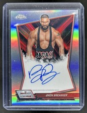 2026 Topps Chrome WWE Bron Breakker Red Brand Auto Refractor #RBA-BRO