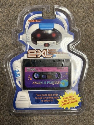 + Tiger Electronics 1993 2-XL Robot Stars & Planets Audio Program Tape NIP