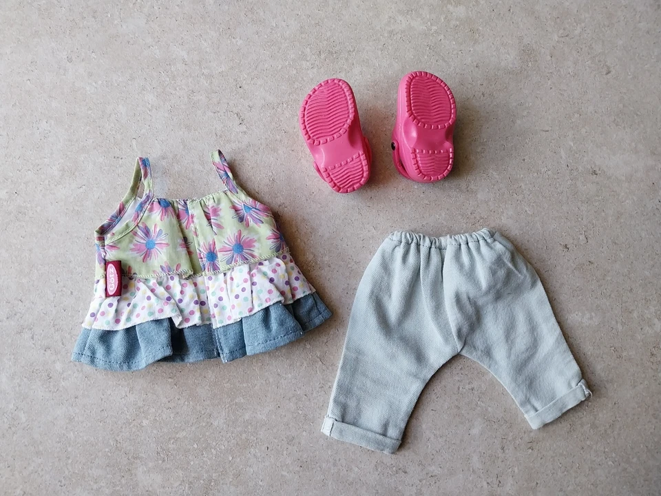 Vêtements Robe pantalon et chaussures pour poupée Gotz ou autres - Photo 2/4