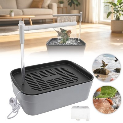 Papagei Bad Dusche Automatische Wasserkreislauf Vogel Badewanne für Afrikanische