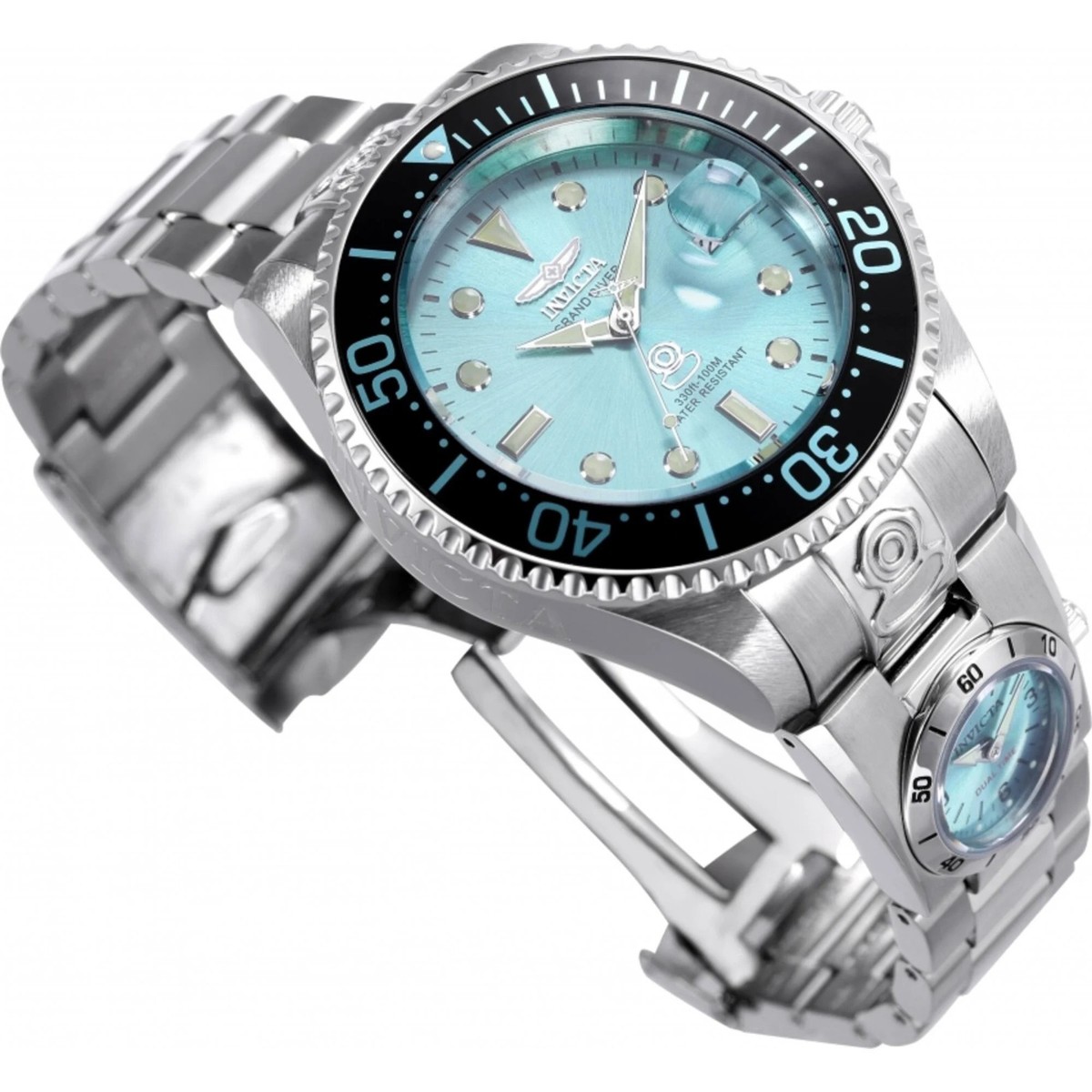 Invicta Grand Diver Automatic Dual Time Men's 47mm Stainless