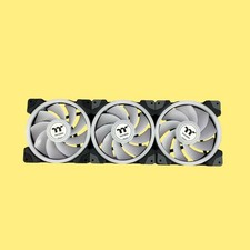 Set of 3 Thermaltake ARGB TT-1425 A1425S12S-2 Magnetic CPU Cooling Fans 5261