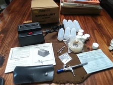 Vintage Kroma Jet A-2000 Airbrush Cake Decorating Kit  By Kopykake