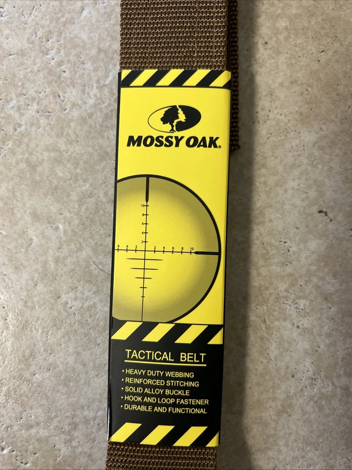 Original Mossy Oak Tactical Belt Large/X-Large (Waist 38-42) Coyote Brown Foto 3 de 4