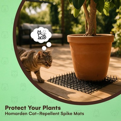 Cat Repellent Mat  Indoor/Outdoor Scat Mat to Keep Cats Away from Plants,  Fu... | eBay