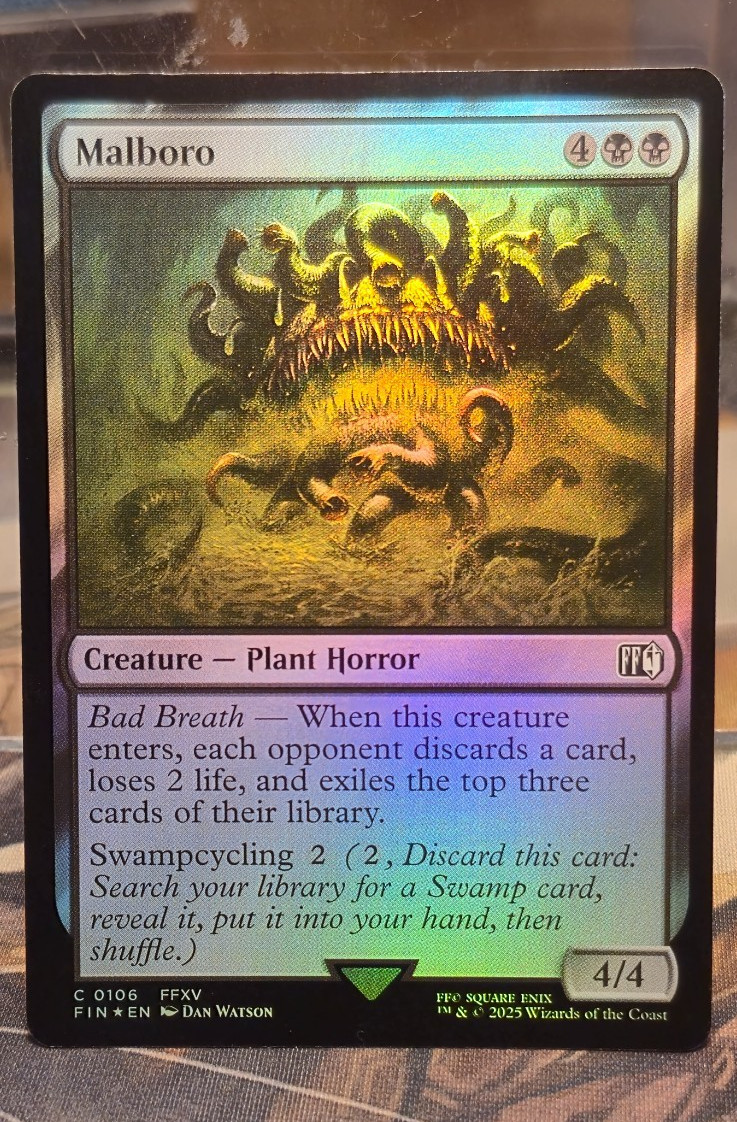FOIL Malboro MTG Final Fantasy NM Common C 0106 FFXV Card Creature Horror FIN