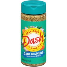 Dash Salt-Free Seasoning Blend, Garlic  Herb, 6.75 Ounce Pack of 1 