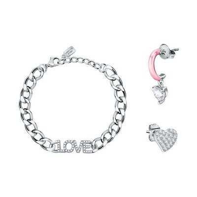 La Petite Story love bracciale donna in ottone, cristalli - LPS05ASD24